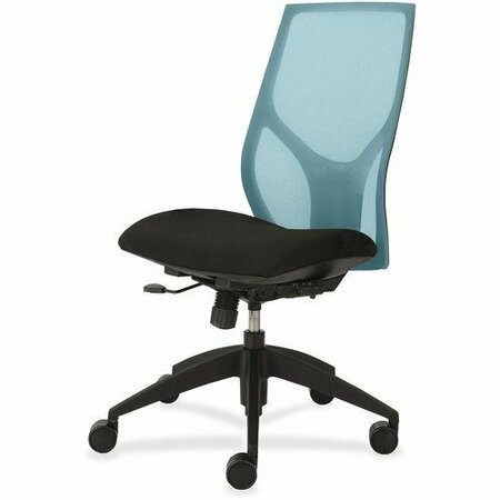 9TO5 SEATING Task Chair, Simple Synchro, Armless, 25inx26inx39in-46in, AA/Onyx NTF1460Y100M801